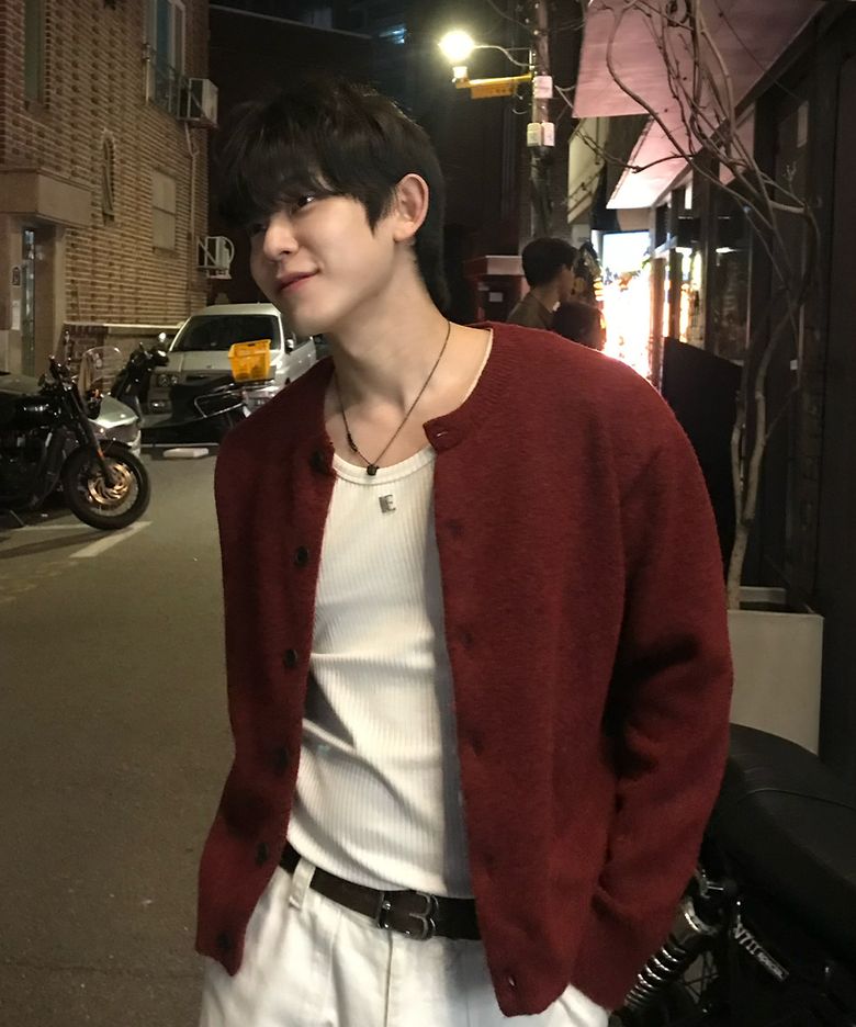 어베인 울 크롭 니트 가디건 [RED]
