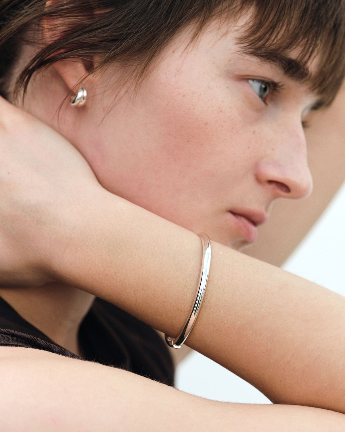어나더레이어(ANOTHERLAYER) Classic Circle Bangle (silver925)