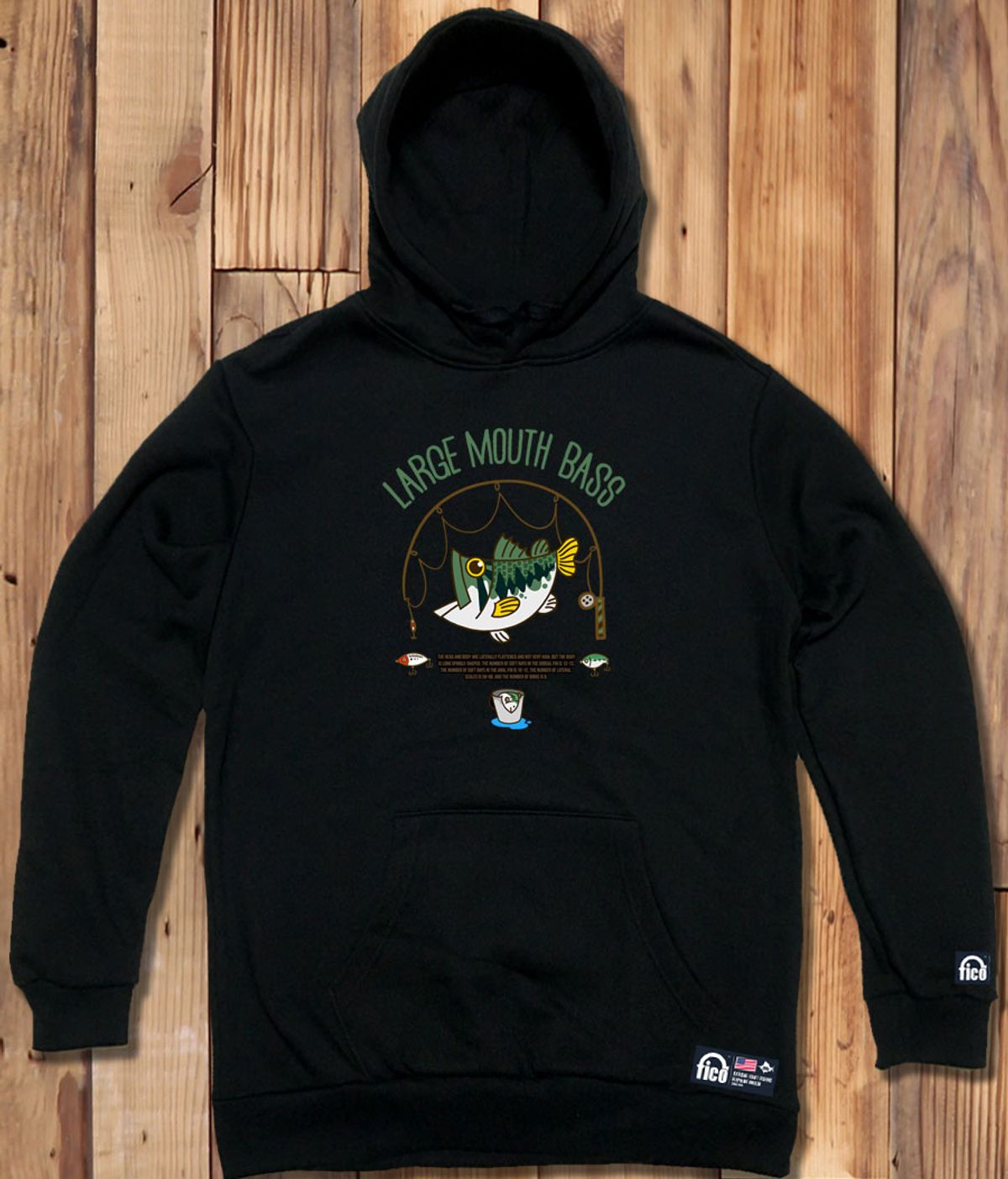 돌돌(DOLDOL) FICO-HOODY-216  익스트림 낚시 브랜드 피코앵글러 입큰 배스 후드티