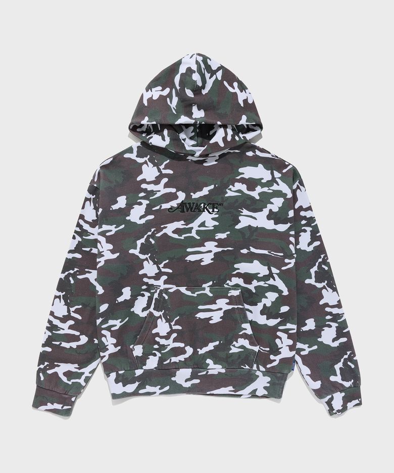 (U) 카모 후디 그린 CAMO HOODIE GREEN
