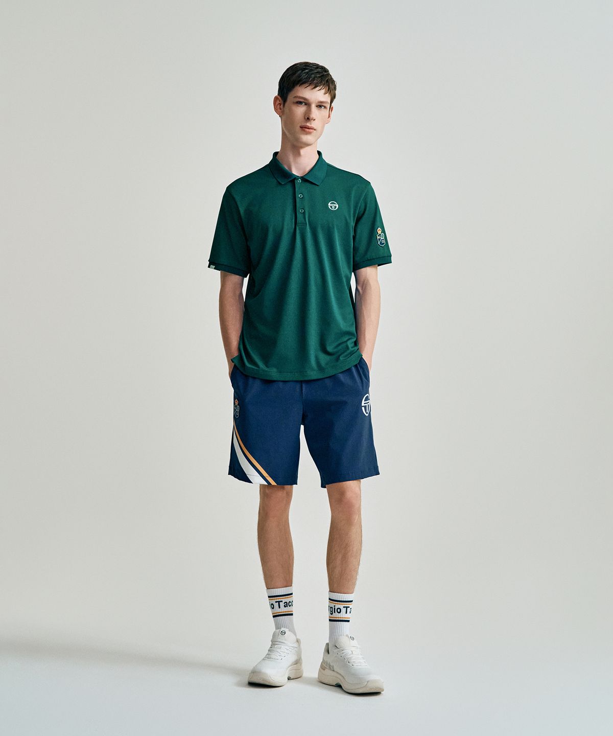 세르지오 타키니(SERGIO TACCHINI) M MC 더블 MCH 폴로 (Green)