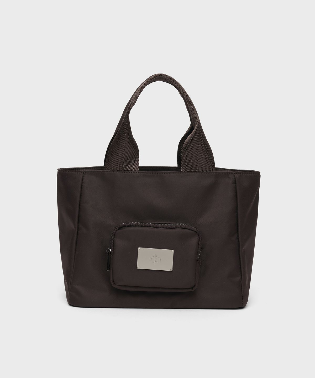 샐볼(SALBOL) SYMBOL NYLON TOTE BAG [BROWN]