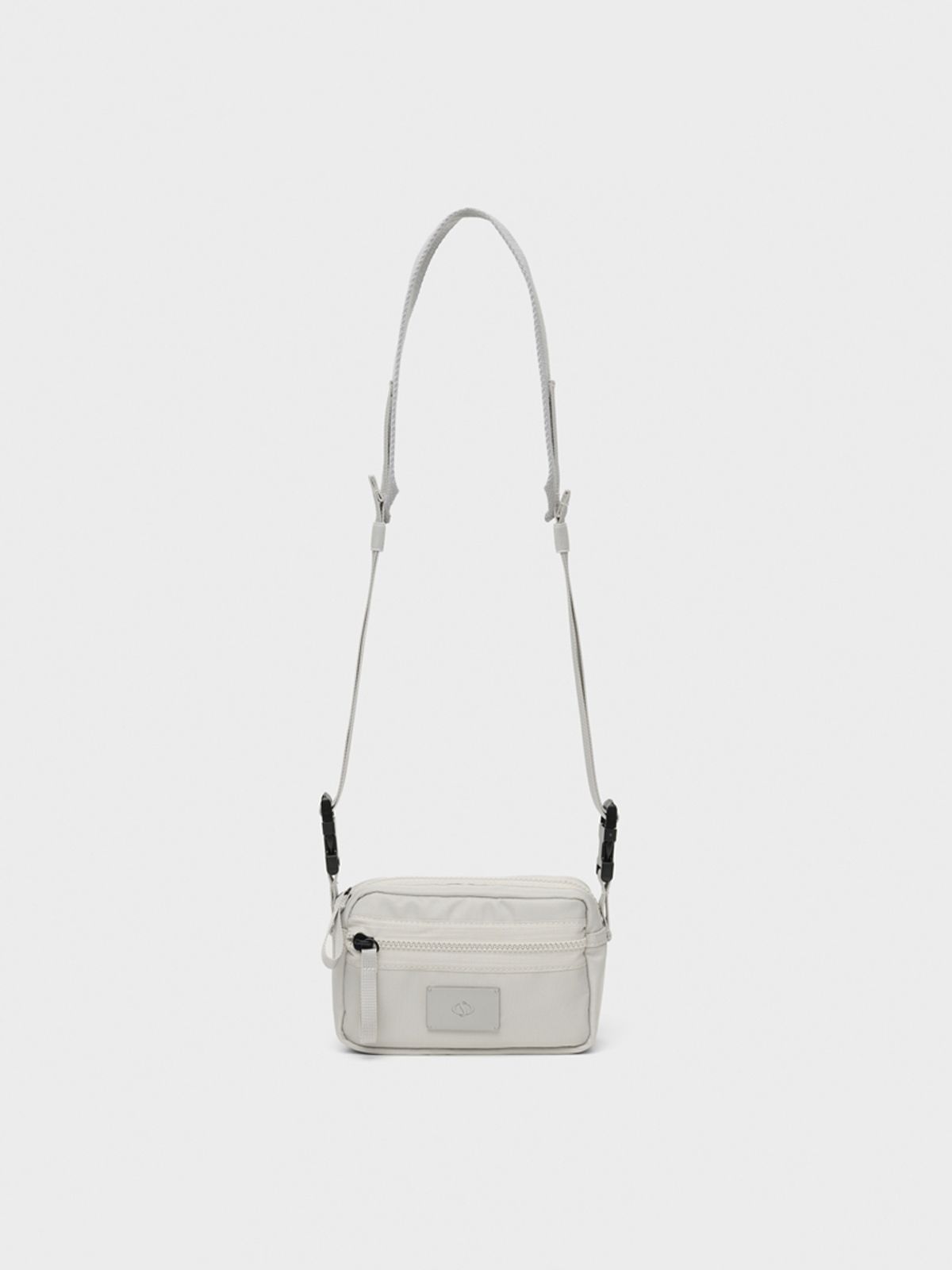 샐볼(SALBOL) SYMBOL NYLON SHAKOSH CROSS BAG [GRAY]
