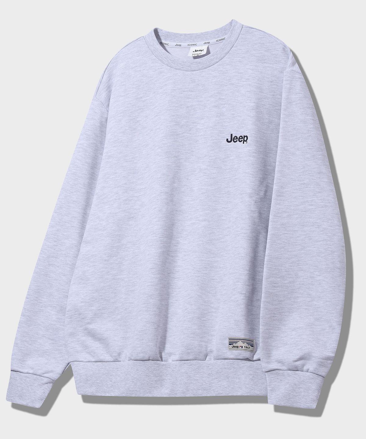 지프(JEEP) 스몰로고 맨투맨 (JQ5TSU802MW)
