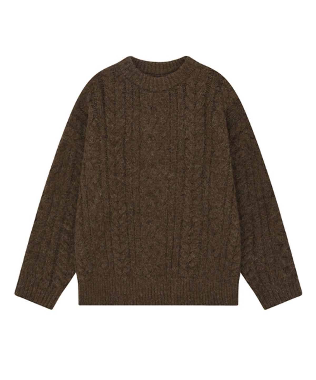 그레이티스트(THE GREATEST) Cable Knit Brown
