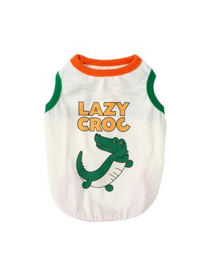 아이코닉 컬러블럭 민소매 : 레이지 크로크다일