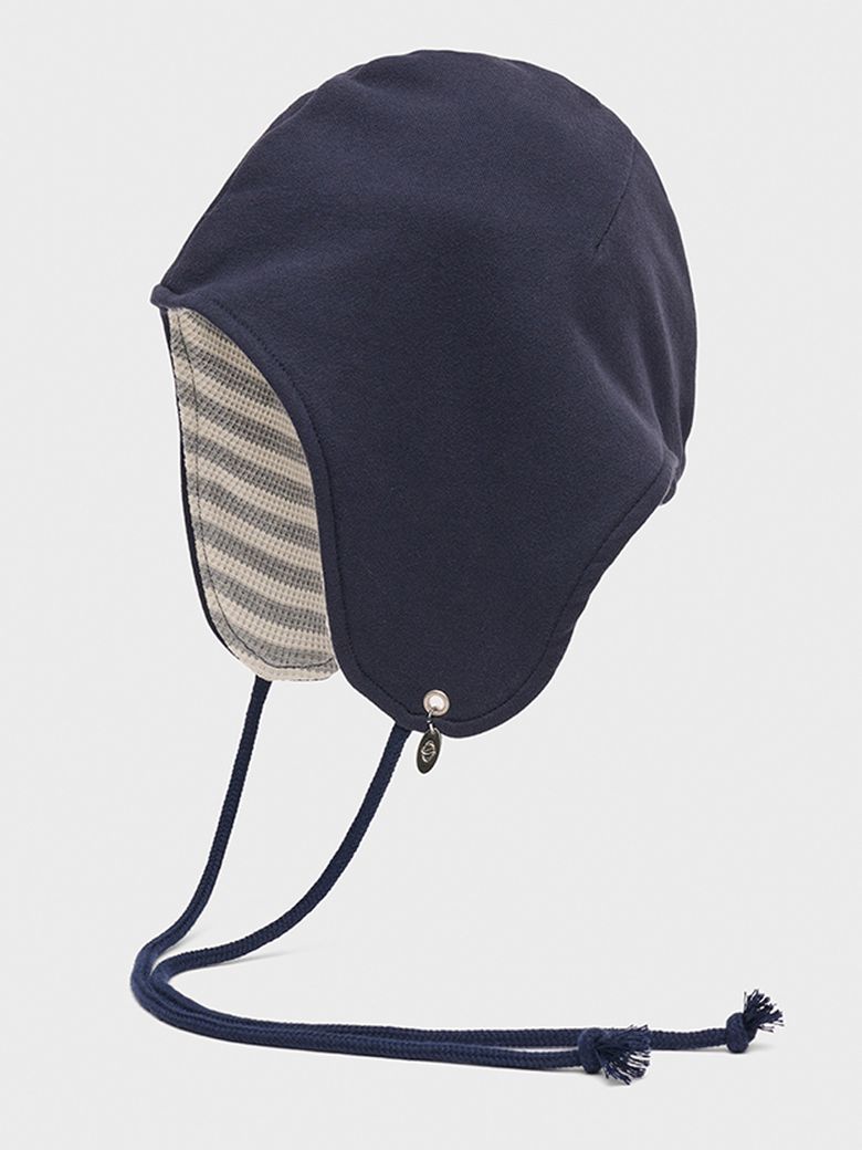 REVERSIBLE EARFLAP [NAVY]