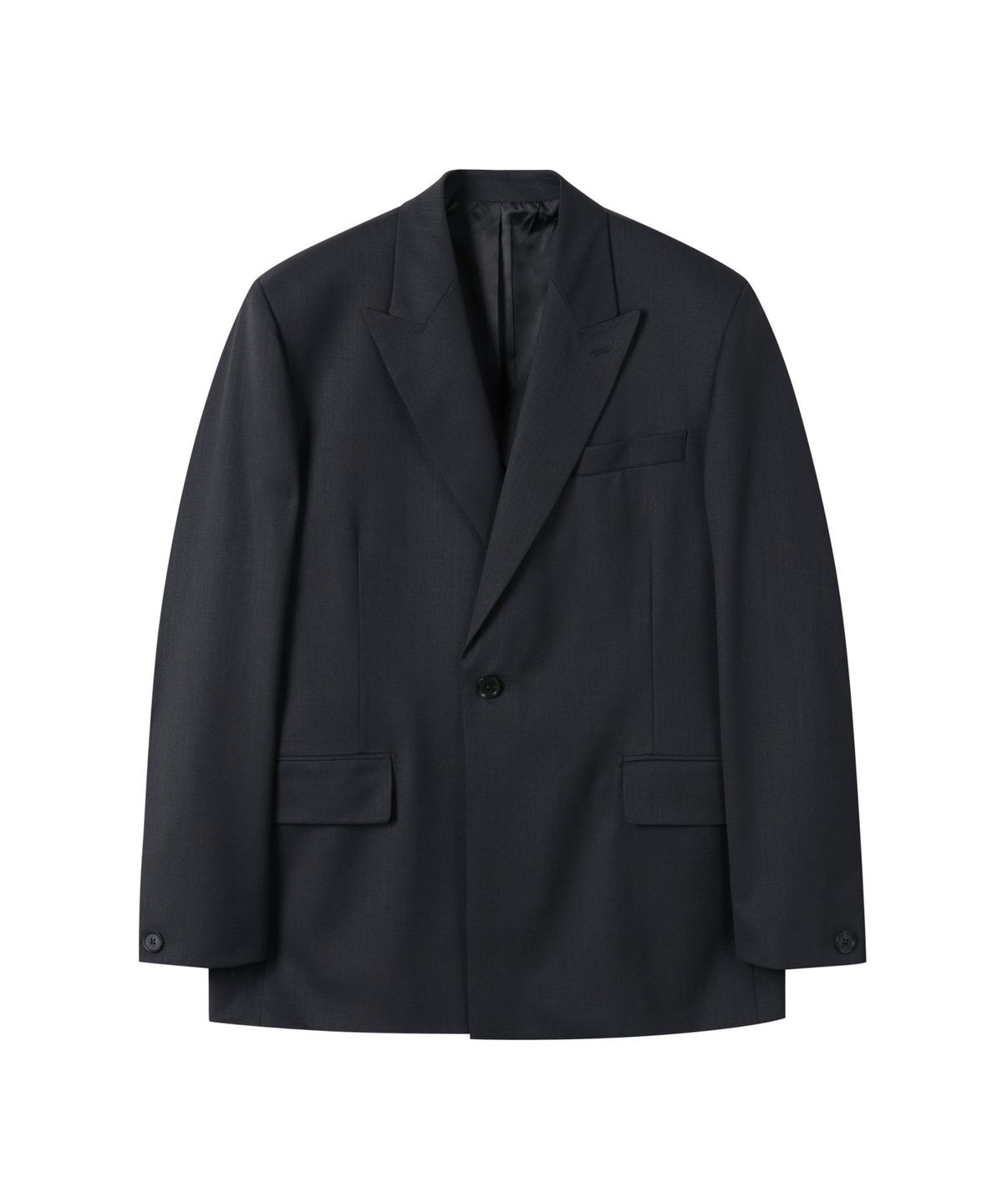 커스텀멜로우(CUSTOMELLOW) Grey Peaked Lapel Jacket CWJAS25241GYD