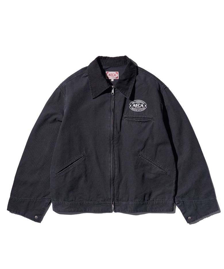 AECA VINTAGE CANVAS WORK JACKET-CHARCOAL