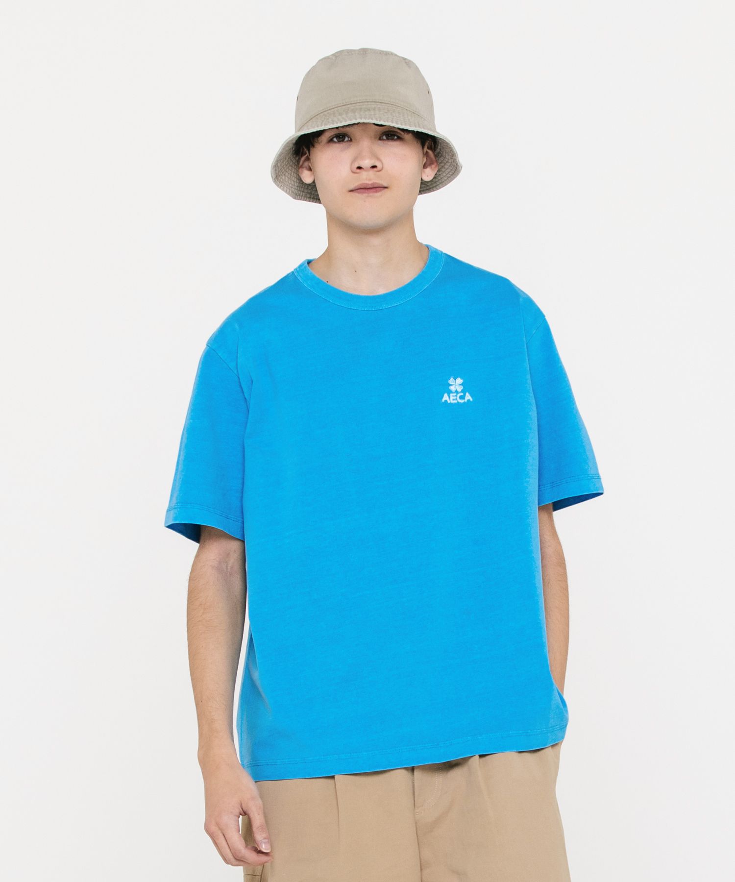 MUSINSA | AECA WHITE EVERYDAY AECA CLOVER HALF SLEEVE TEE