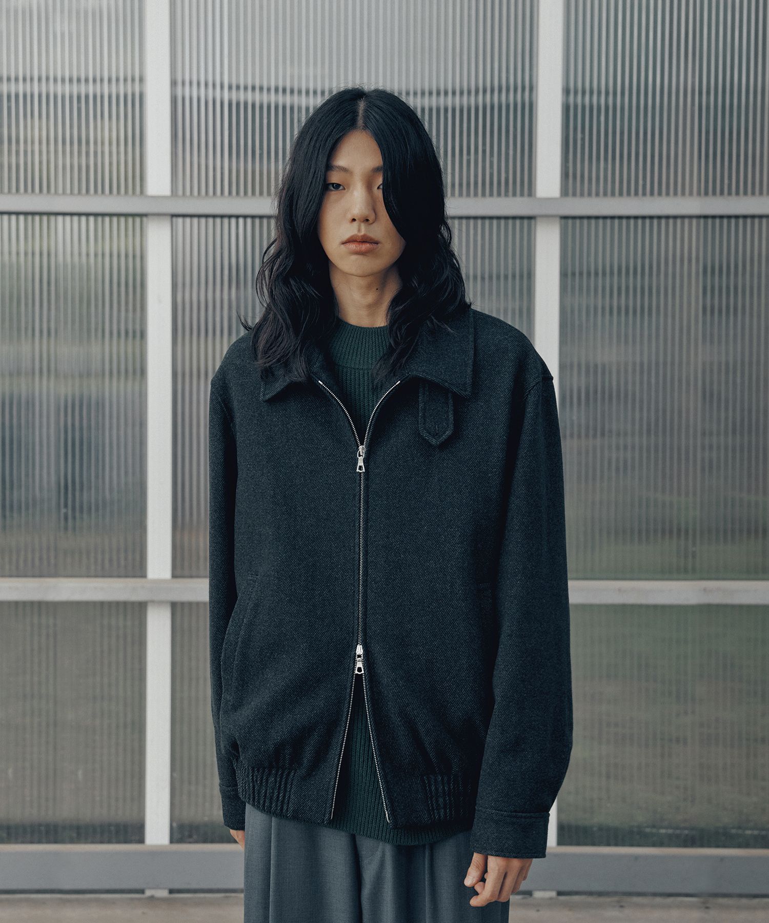 MUSINSA公式 | ANOTHER OFFICE Volume Blouson (Caviar)