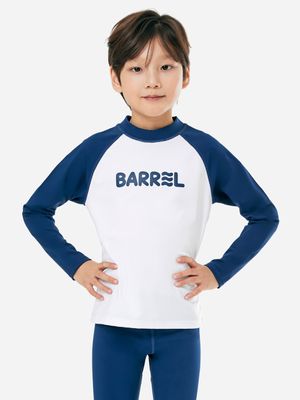 키즈 에센셜 래쉬가드 화이트 (B5SKWRG301WHT)