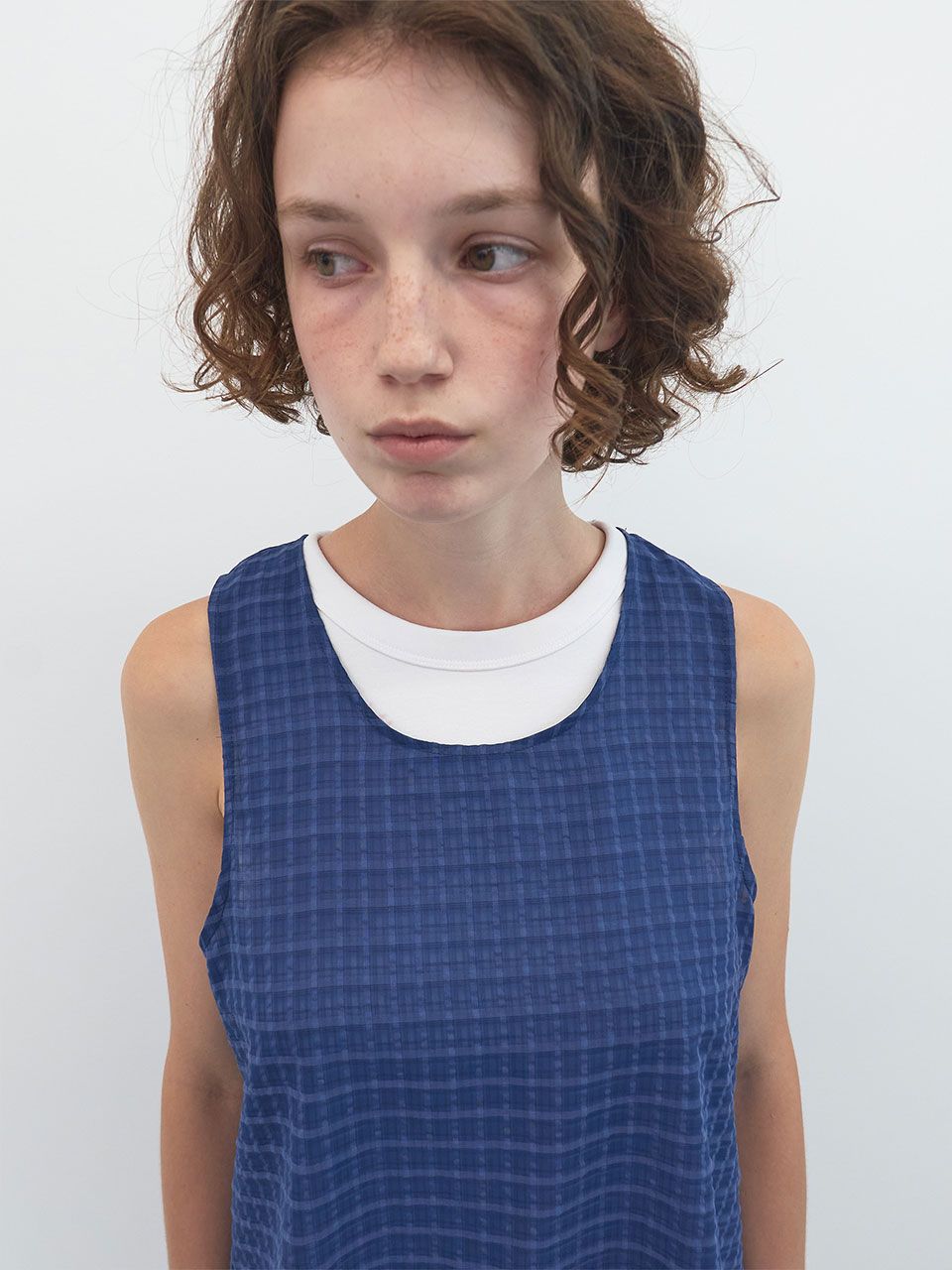 ★ ENZO BLUES★ Lined Sleeveless Navy 253LSLTOP008 Dena Sleeveless Top / JL Navy – J.Lindeberg