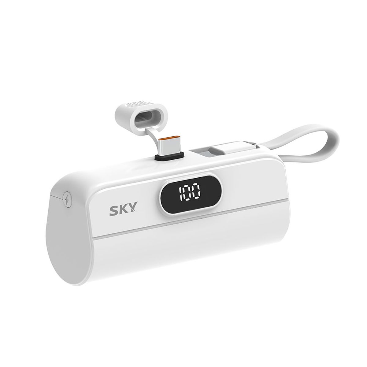 스카이(SKY) 2in1 LED 고속충전 20W PD 도킹형 미니 보조배터리 X13Pro