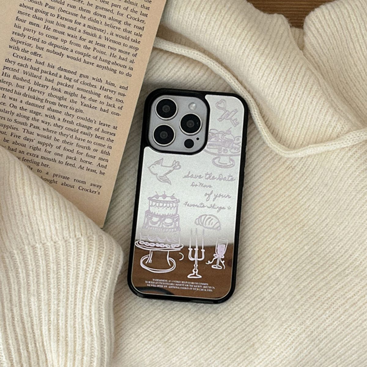 메이드모먼(MADEMOMENT) atelier vintage 디자인 [미러 범퍼케이스]