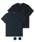 [2팩] 돌핀 미니 체인자수 16수 반팔티셔츠 네이비&블랙