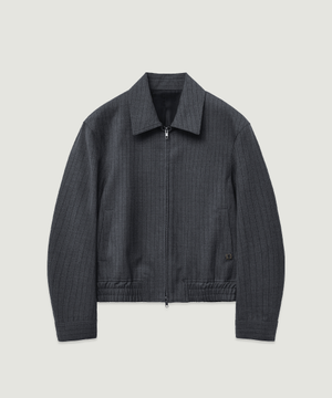 사토리얼 테일러드 블루종 자켓 핀스트라이프