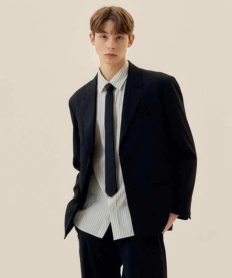[COUTURE]오버핏 트윌 자켓 - 2color