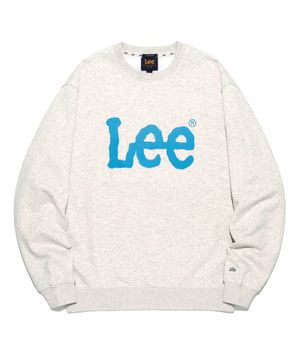 빅 트위치 로고 맨투맨 오트밀