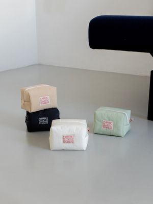 패딩 박스 파우치 S