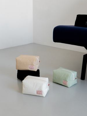 패딩 박스 파우치 L