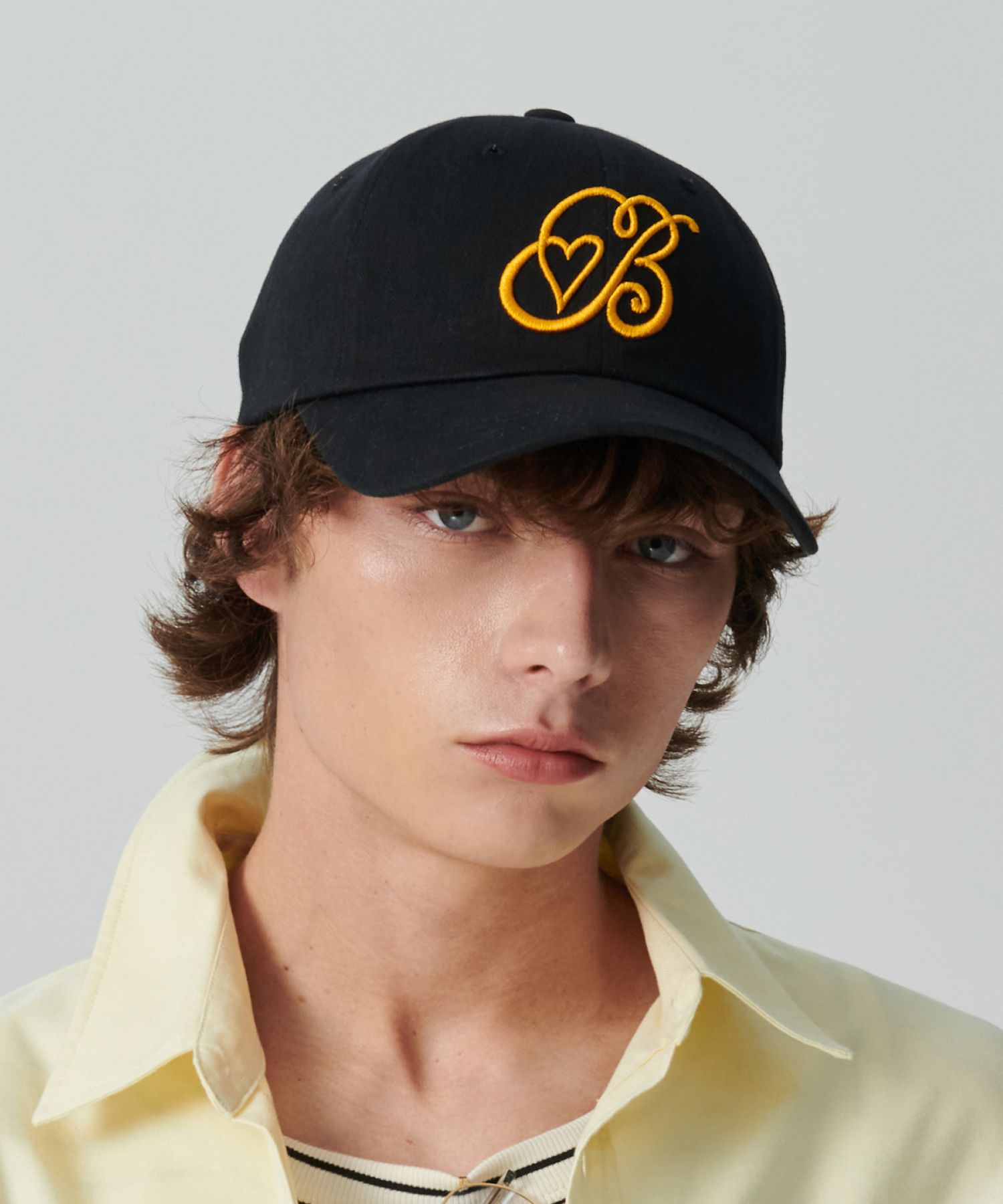 beyondclosetのHandmade logo detail washed cotton cap MUSINSA | BEYOND CLOSET New logo stitch 16 count washed