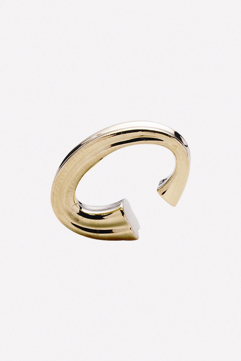 231 LEAF GOLD EARCUFF_ 925 실버 / 14k 골드 이어커프