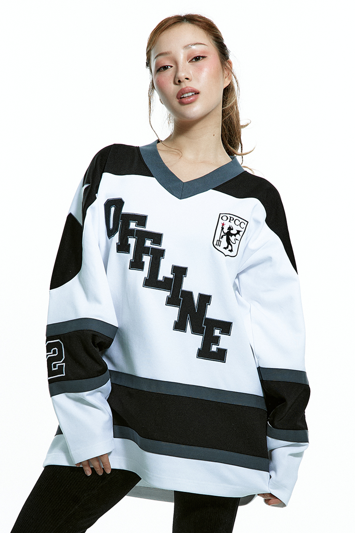 오프라인(OFFLINE) OFFLINE HOCKEY JERSEY (WHITE)