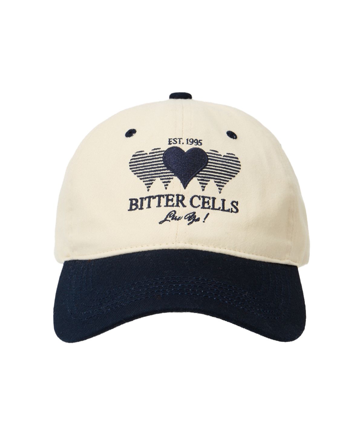 비터셀즈(BITTERCELLS) 키치 하트 캡-네이비