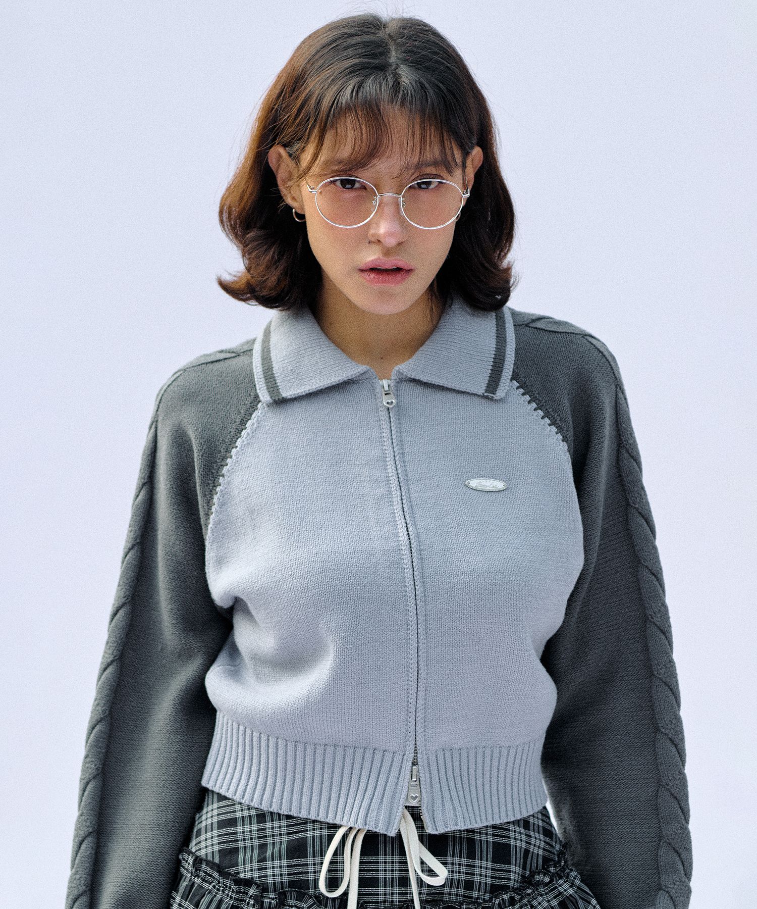 ★2025SS新作★BITTER CELLS★Kira Knit Zip Up MUSINSA | BITTERCELLS Kira Knit Zip-up - Charcoal
