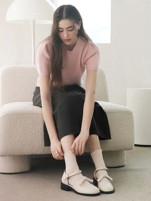 인텐스 여성 메리제인 오픈 로퍼 3cm LCWO95I513