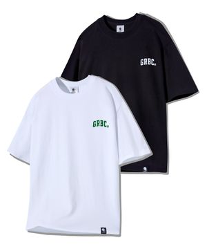 [2PACK] 에센셜 스몰 로고 오버핏 반팔티