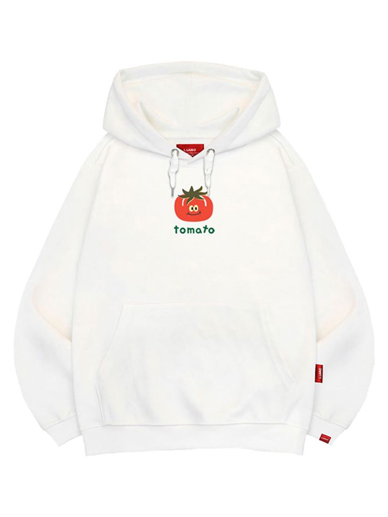 토마토 후드티 남녀공용 빅사이즈 M~4XL