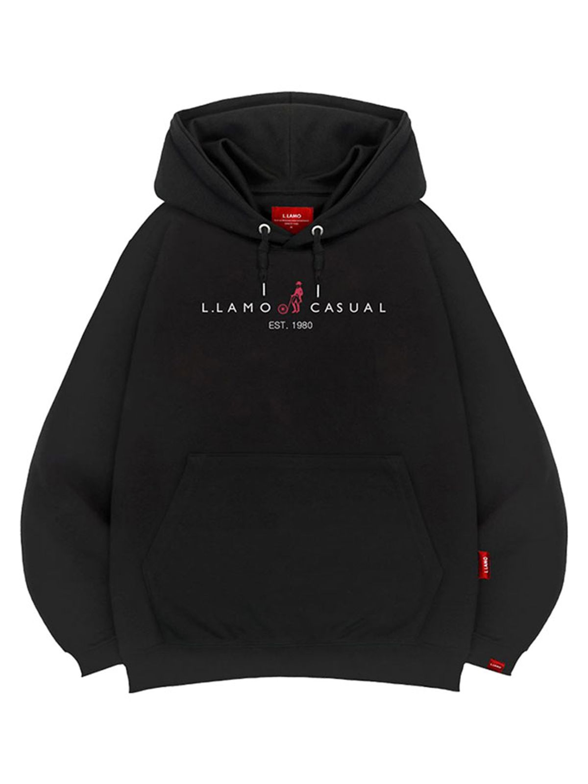 엘라모(LLAMO) 캐주얼엘라모 후드티 남녀공용 빅사이즈 M~4XL