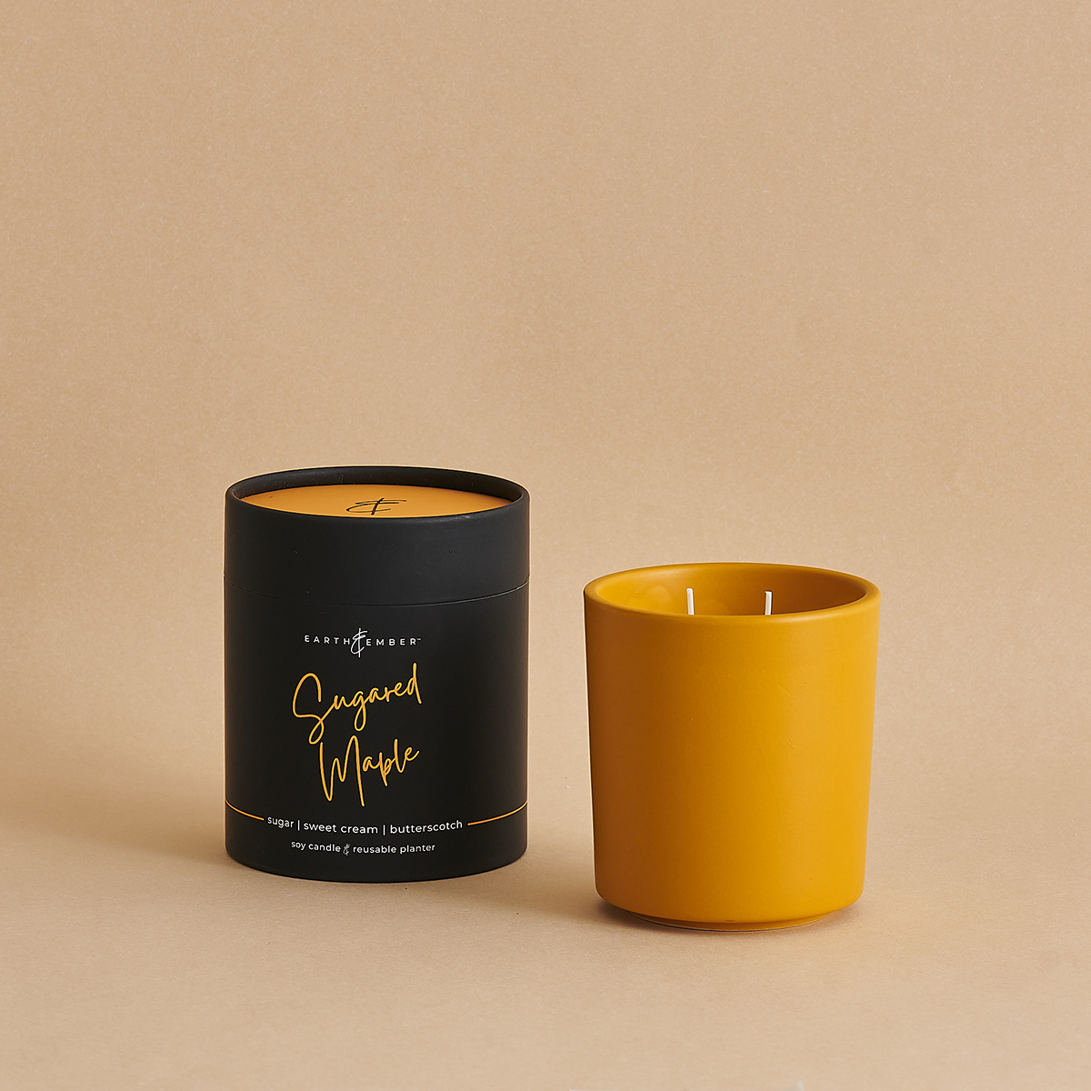 밀크하우스캔들(MILK HOUSE CANDLE) [캔들] 어스 앤 엠버 슈가 메이플