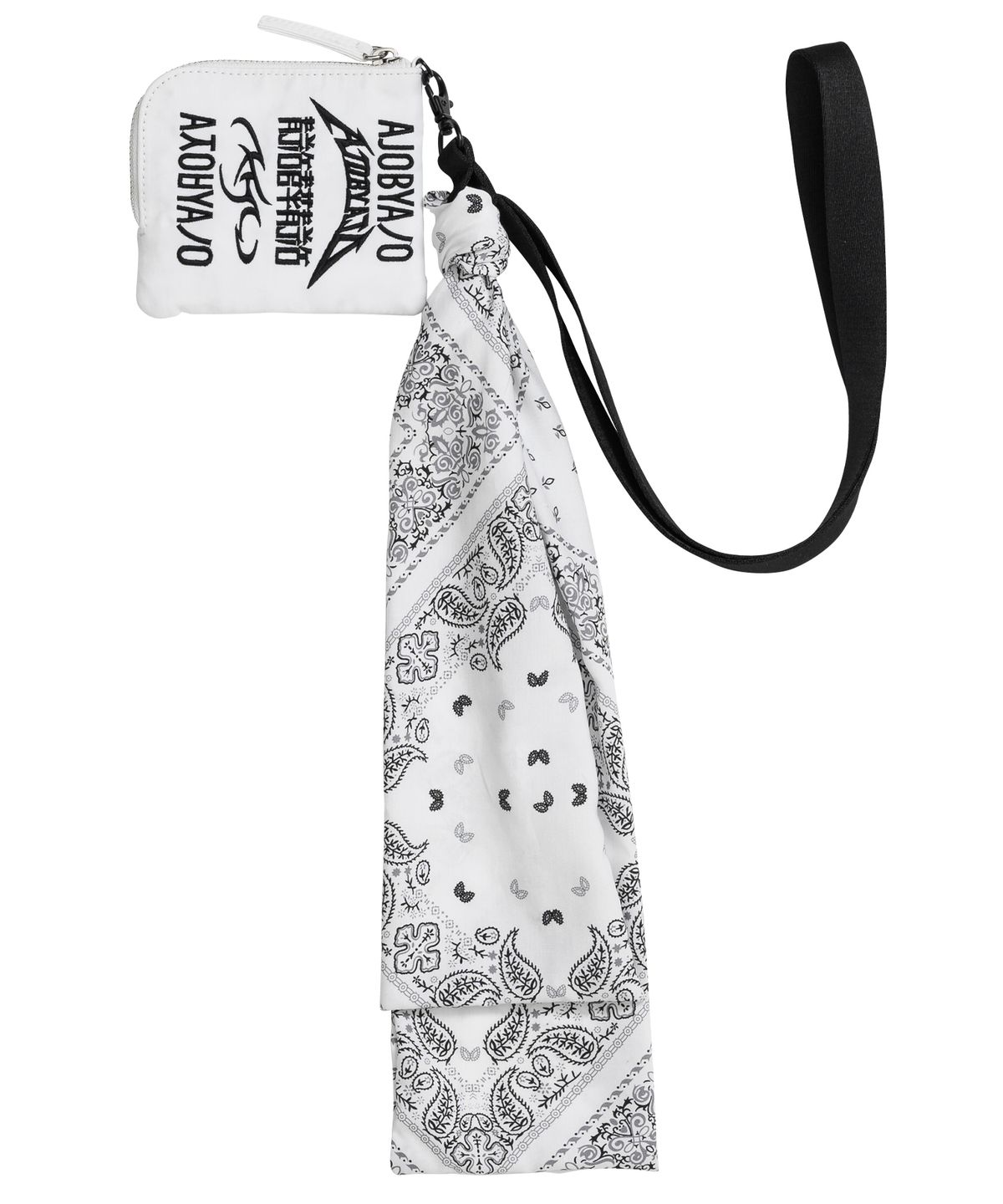아조바이아조(AJOBYAJO) Five AJO Nylon Neck Wallet [WHITE]