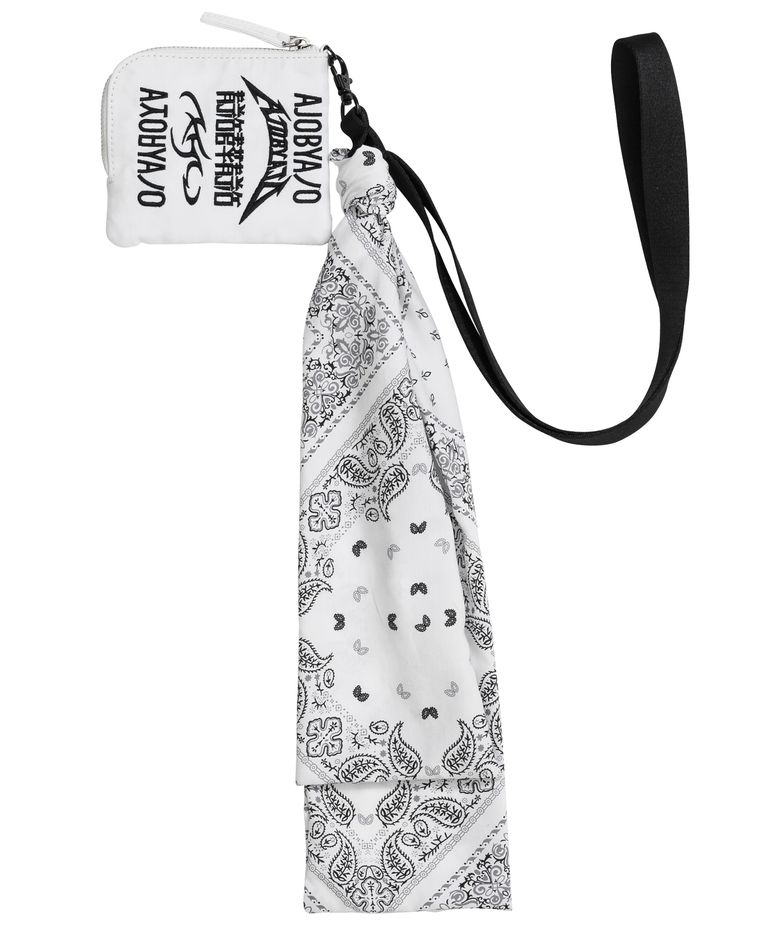 Five AJO Nylon Neck Wallet [WHITE]