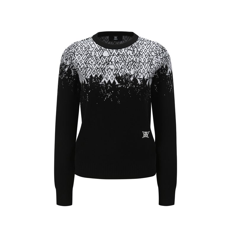 WOMEN SP GRADATION PATTERN SWEATER_BK
