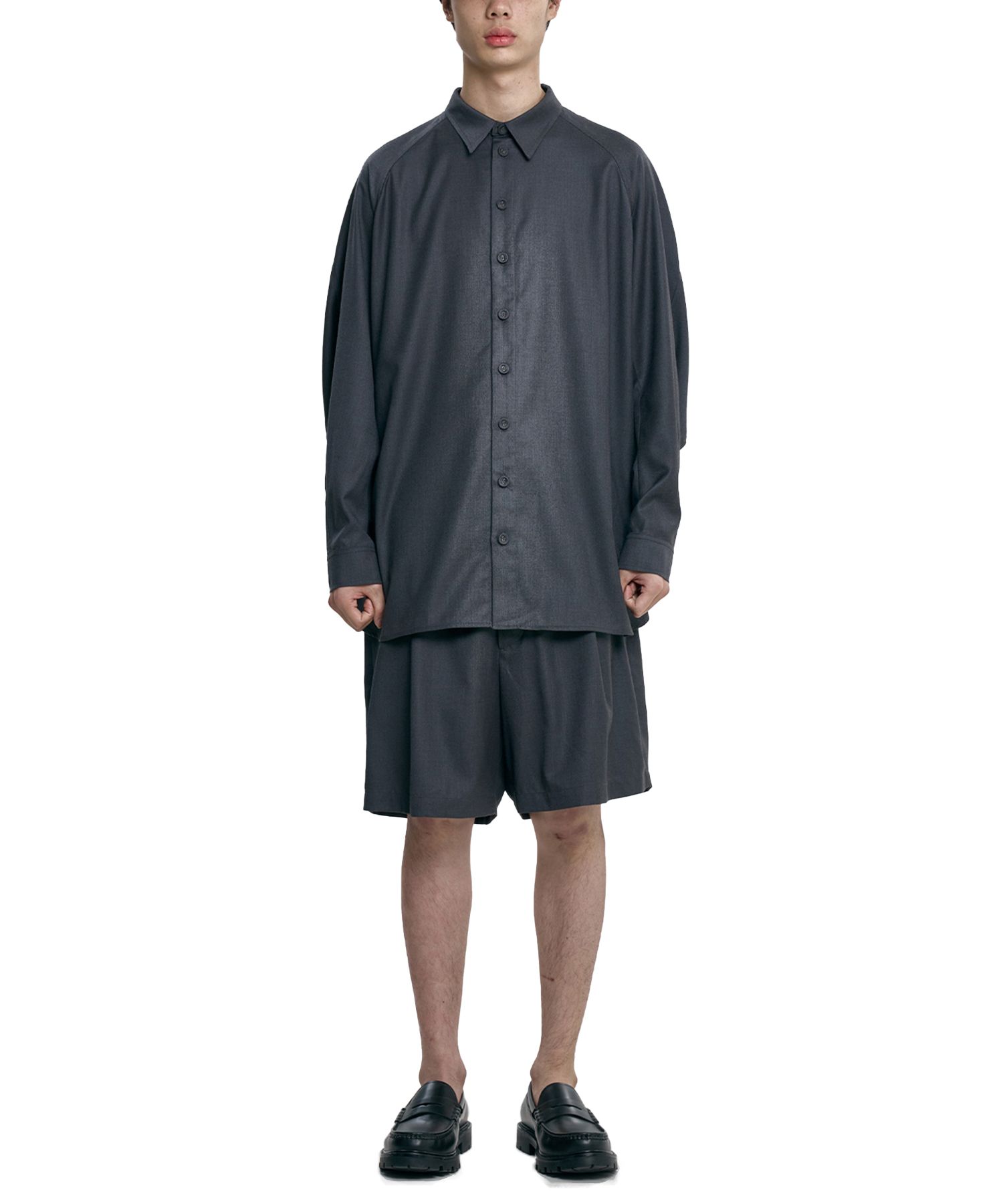 【AJO AJOBYAJO】25SS★ [SET] Wool Blend Set-Up MUSINSA | AJOBYAJO [SET] Wool Blend Set-Up [CHARCOAL]