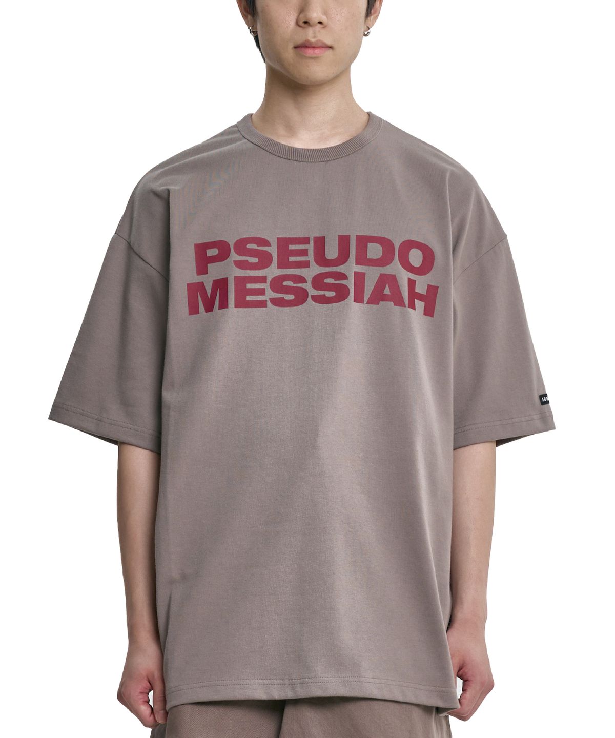 아조바이아조(AJOBYAJO) Pseudo Messiah T-Shirt [MOCHA BROWN]