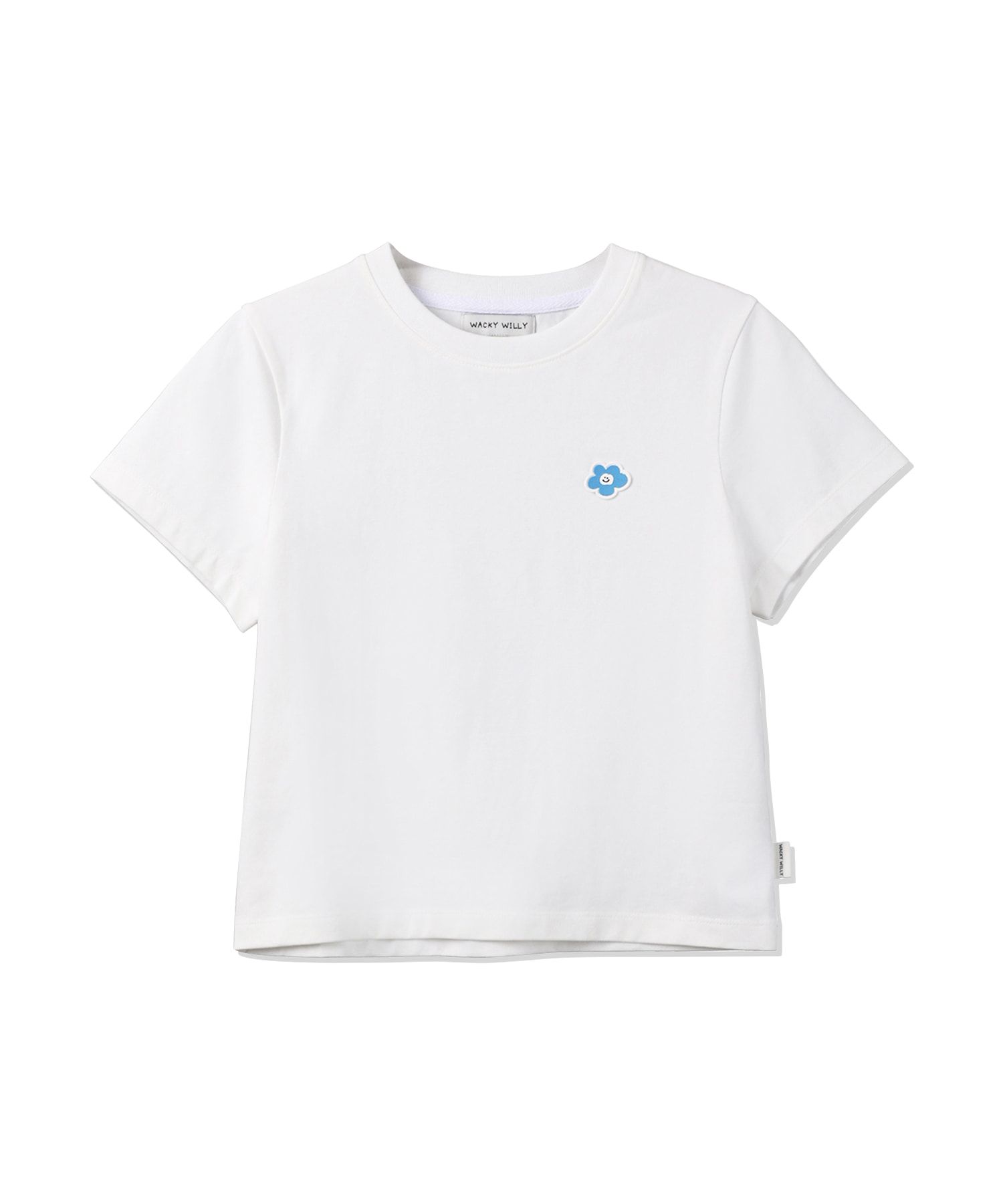 ★Wacky WiLLy★ Women's Lily Wappen Crop Short Sleeve T-Shir MUSINSA | WACKY WILLY Women's Lily Wappen Crop Short Sleeve
