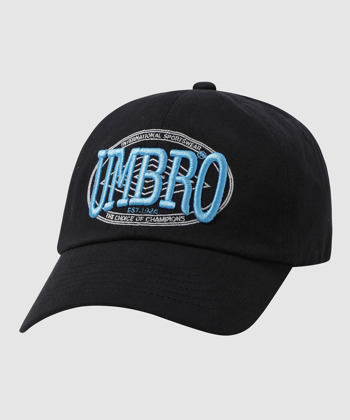 엄브로(UMBRO) 그래픽 워싱 볼캡 블랙(UQ123CCP24)