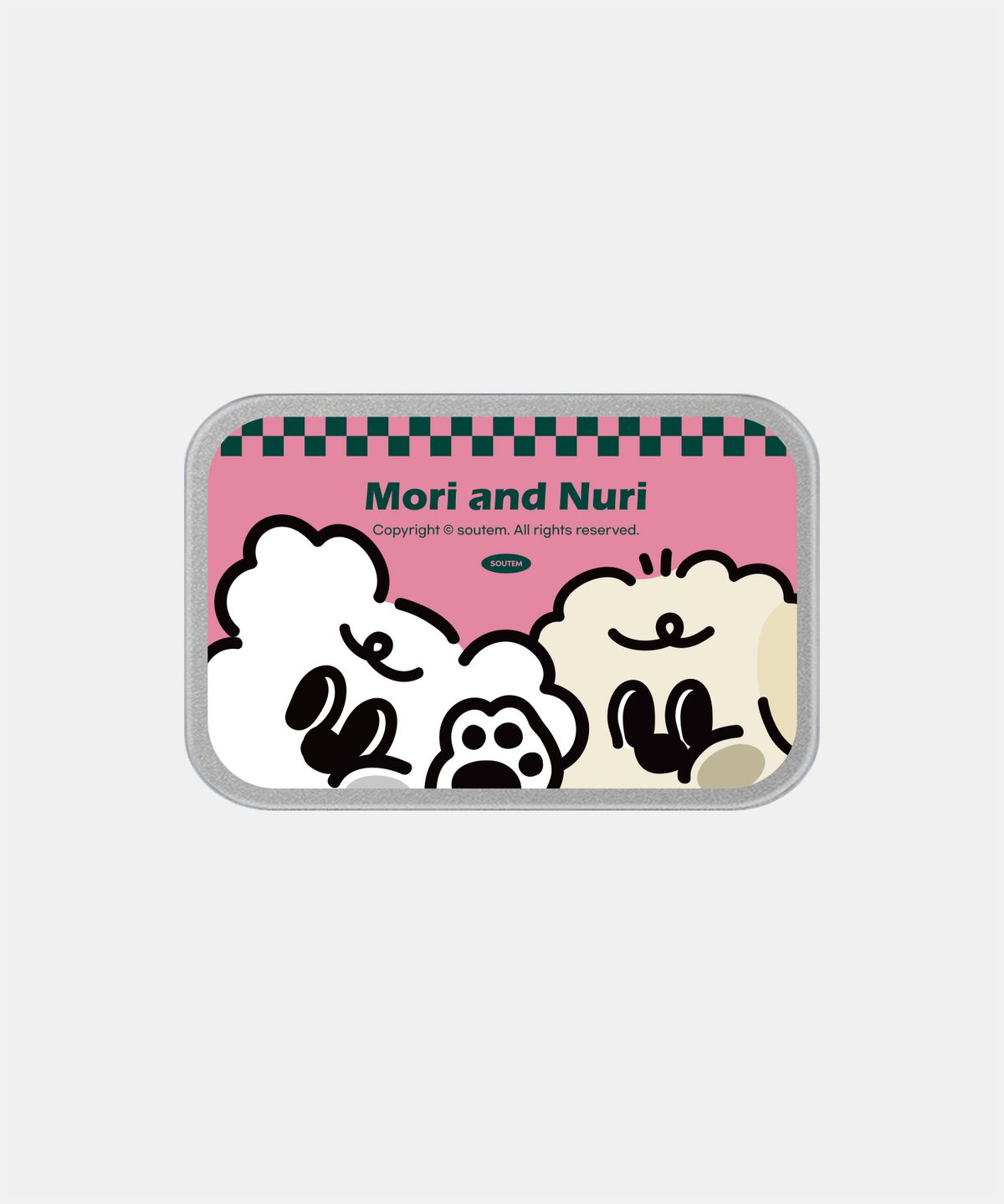 소유템(SOUTEM) Zziboo Mori Nuri Tin case