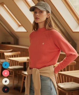 여성 나그랑 소프트 반목 니트 4Color TK392