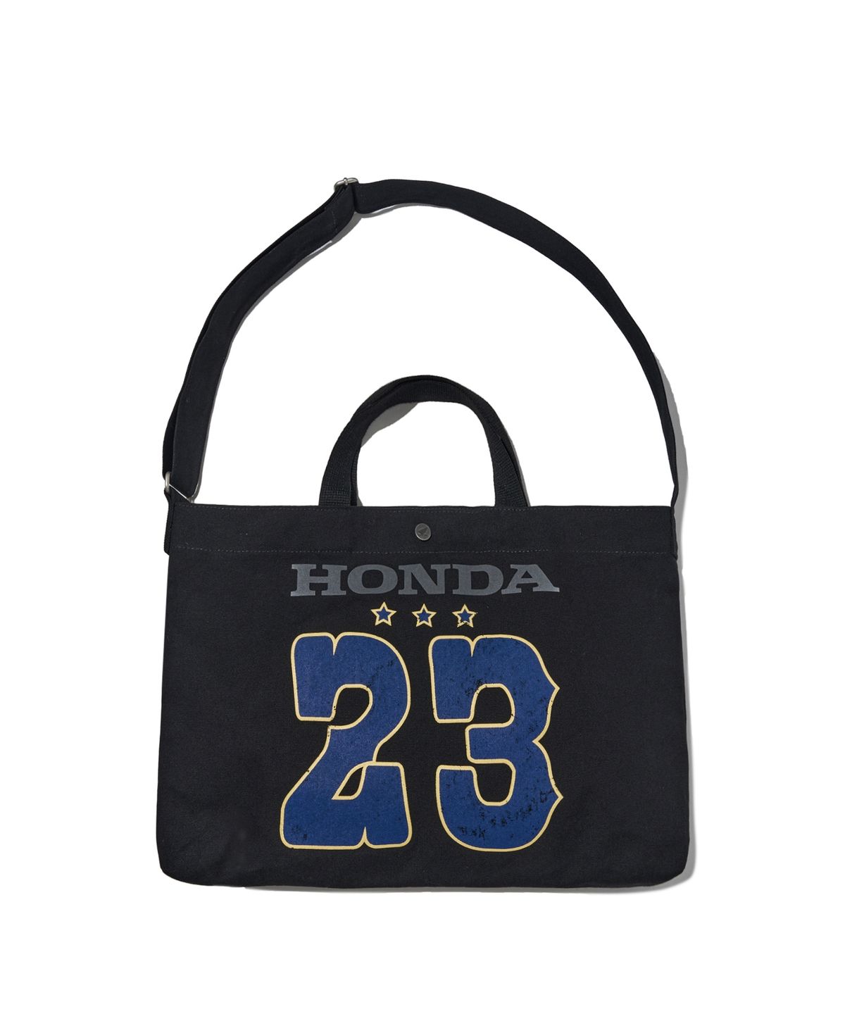 핍스 모터사이클(PHYPS MOTORCYCLE) Honda Strap Canvas Bag_Black