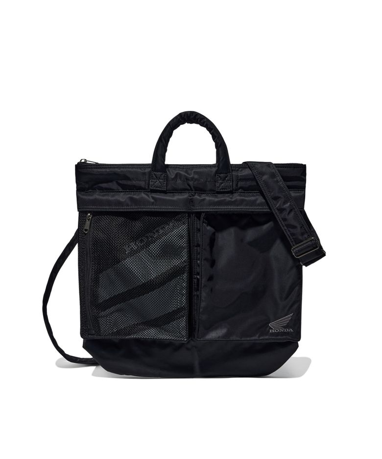 [2-WAY] Honda Multi Pocket Helmet Bag_Black