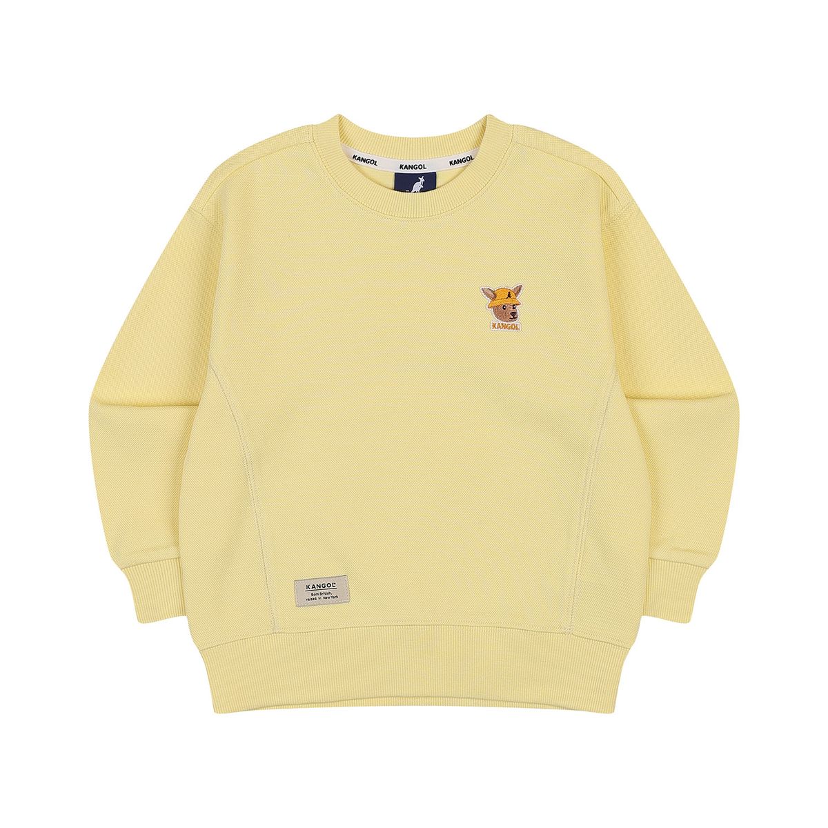 캉골키즈(KANGOL KIDS) 루 심볼 스웻셔츠 RA 0005 옐로우