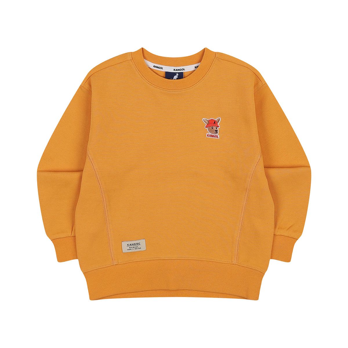 캉골키즈(KANGOL KIDS) 루 심볼 스웻셔츠 RA 0005 오렌지