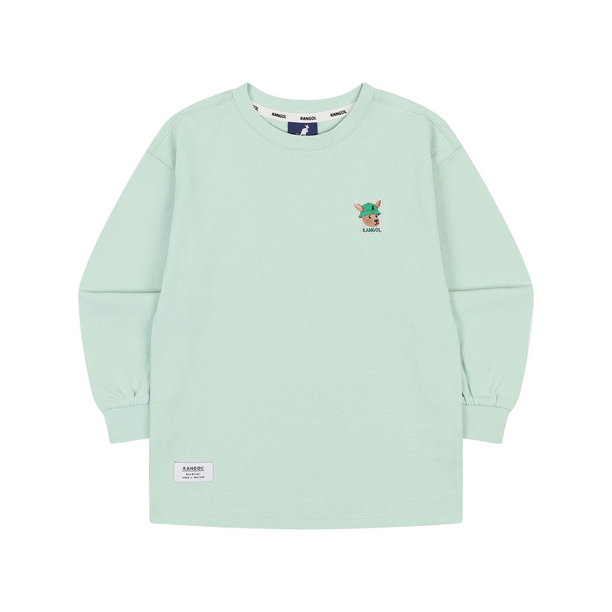 캉골키즈(KANGOL KIDS) 루 심볼 롱슬리브 티셔츠 RA 0003 민트