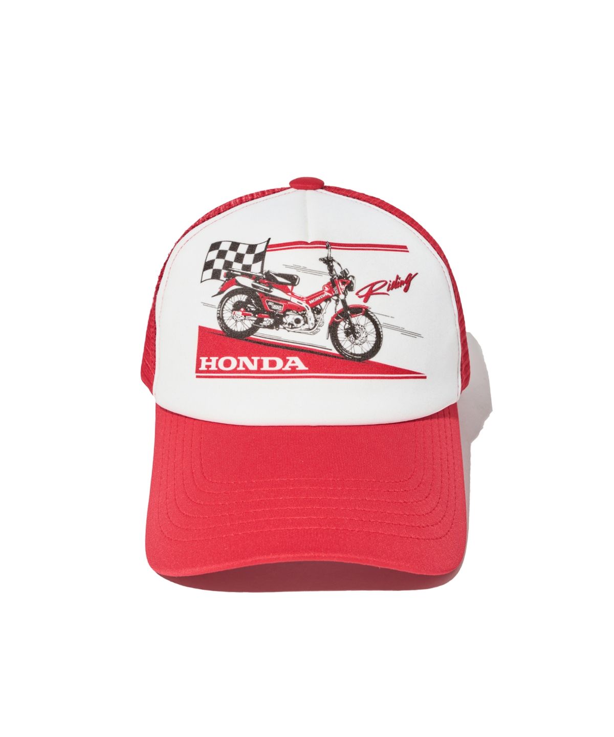 핍스 모터사이클(PHYPS MOTORCYCLE) Honda Anime CT 125 Mesh Cap_Red